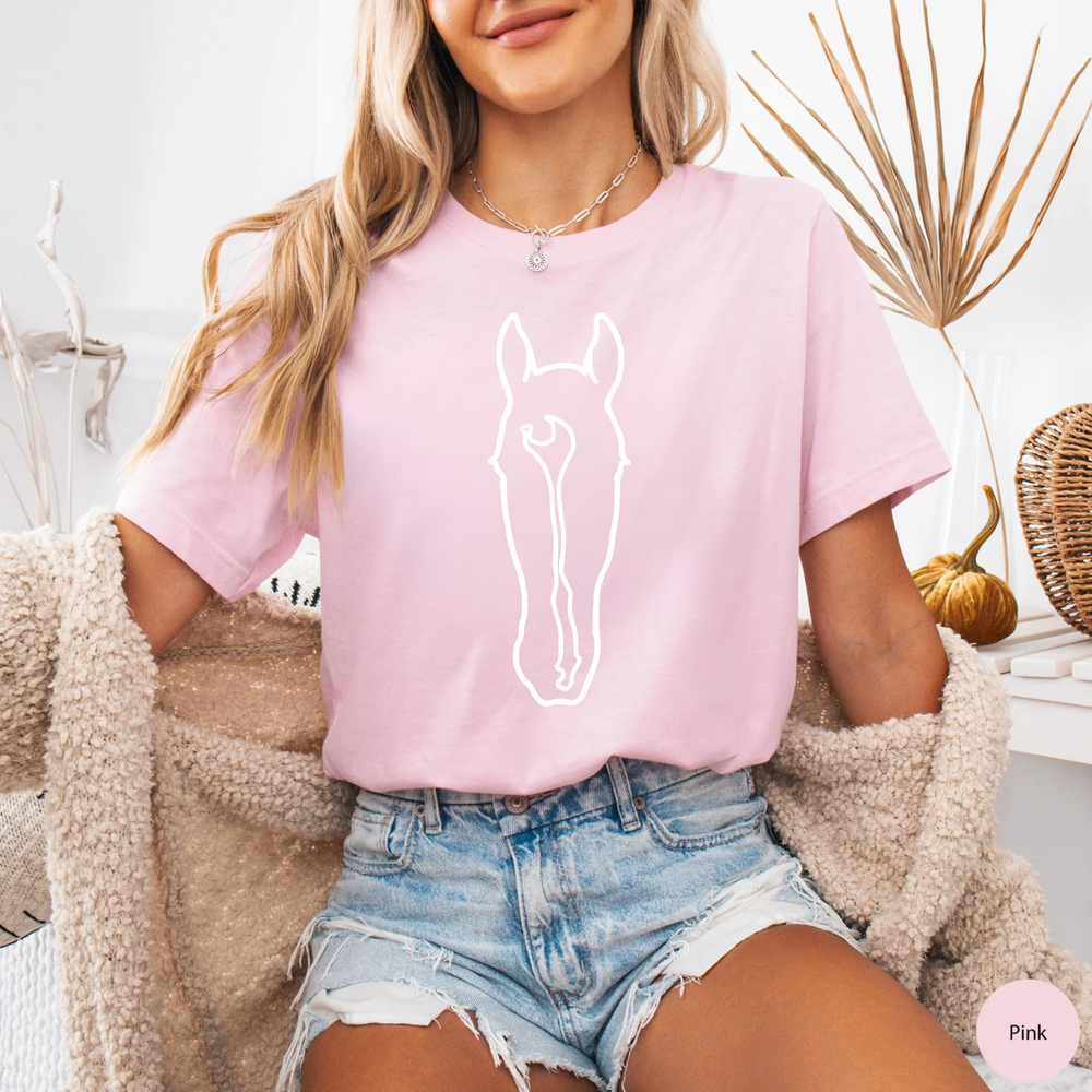 Custom Horse T-Shirt – Personalized Equestrian Tee, Horse Lover